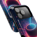 Neon Laser Hockey Puck Impact-Resistant Phone Case - Magnolia Wild SC