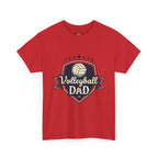 Retro Badge Style: The Vintage Volleyball Dad Shield Tee - Magnolia Wild SC