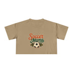 Soccer Mama Crop Tee | Retro Soccer Graphic, Mom Sports Top - Magnolia Wild SC