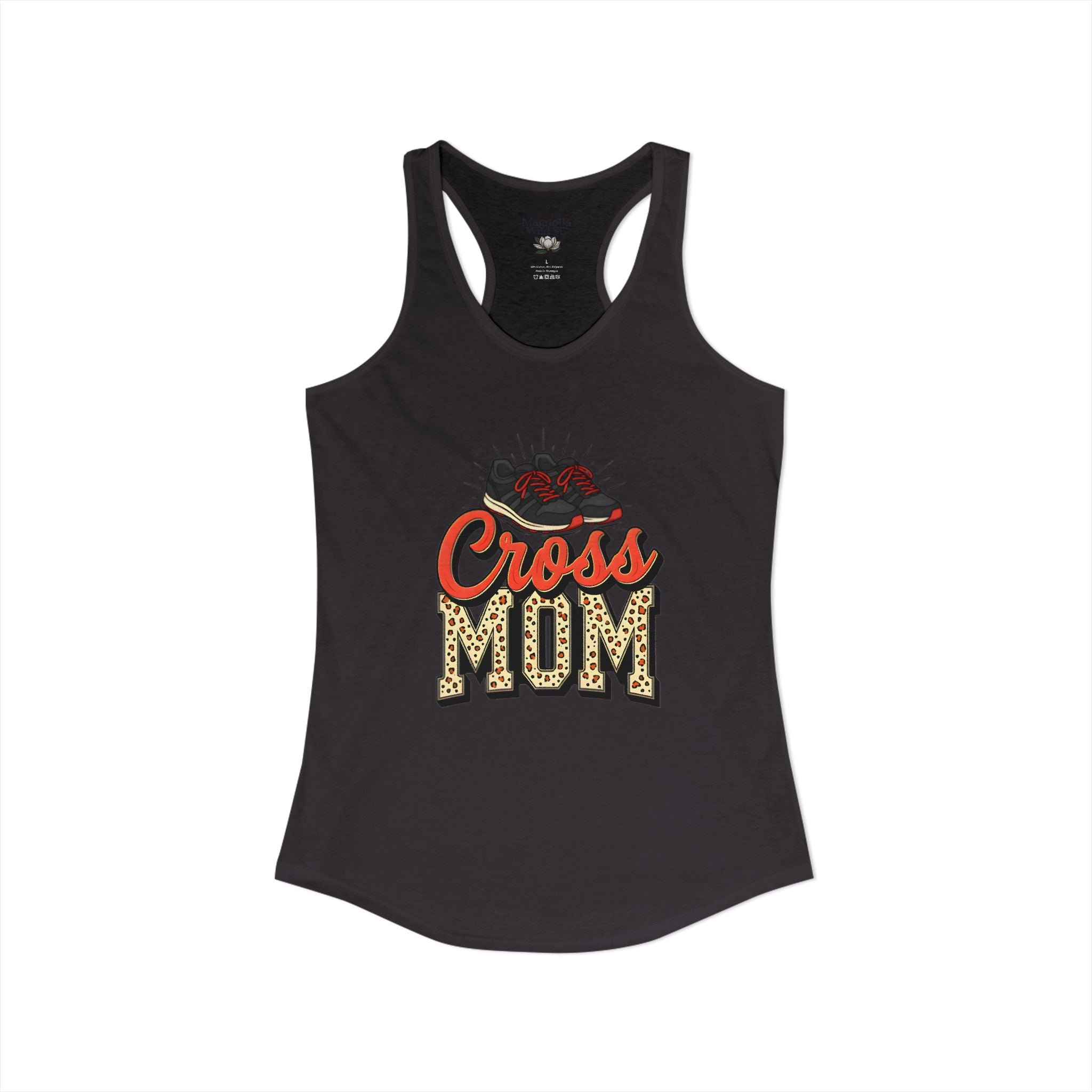 Mom Cross Country Mom Racerback Tank – Personalized Name & Number Option - Magnolia Wild SC