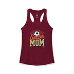 Soccer Mom Racerback Tank – Personalized Name & Number Option | Lightweight Women’s Soccer Tank Top - Magnolia Wild SC