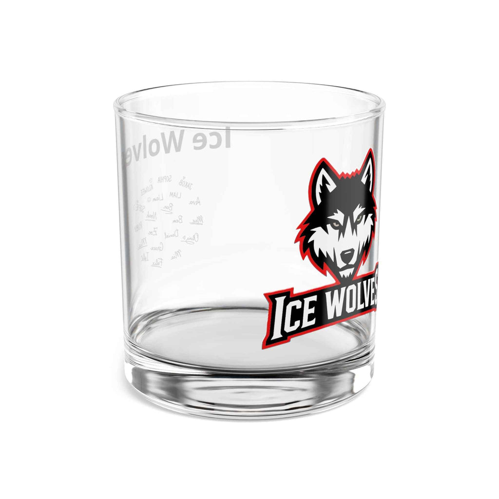 Personalized Full-Color Whiskey Rocks Glass (10oz) – Custom Team Logo, Name & Message | Coach Gift, Father’s Day Gift, Sports Team Keepsake