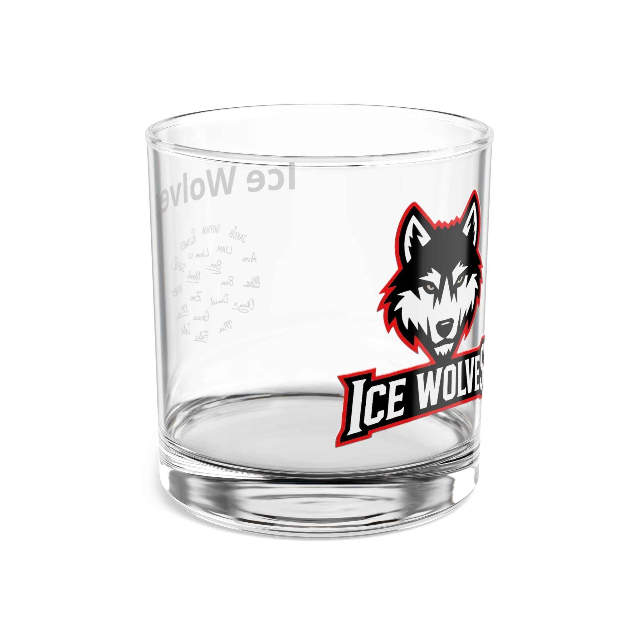 Personalized Full-Color Whiskey Rocks Glass (10oz) – Custom Team Logo, Name & Message | Coach Gift, Father’s Day Gift, Sports Team Keepsake