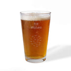 Custom Engraved 16oz Pint Glass — Team Logo & Player Signatures