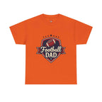Retro Badge Style: The Vintage Football Dad Shield Tee