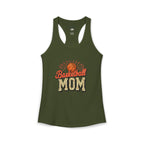 Basketball Mom Racerback Tank – Personalized Name & Number Option | Lightweight Women’s Basketball Tank Top - Magnolia Wild SC
