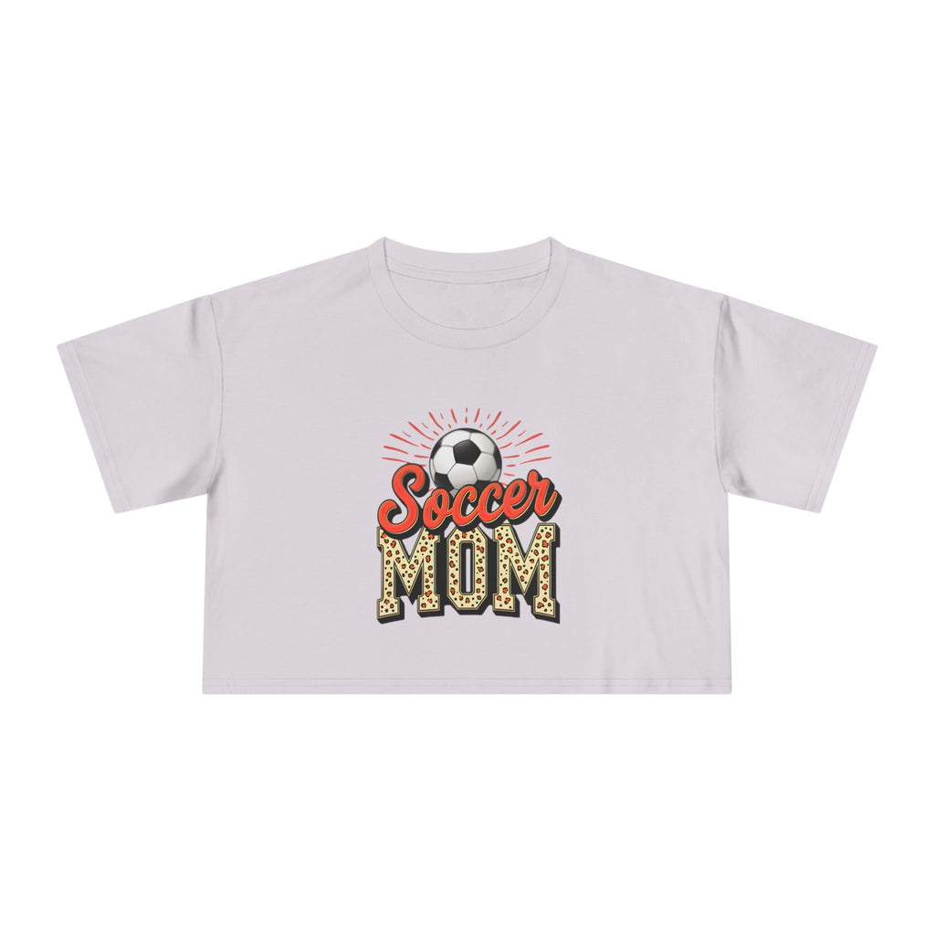 Soccer Mom Cheetah Print Women's Crop Tee - Magnolia Wild SC