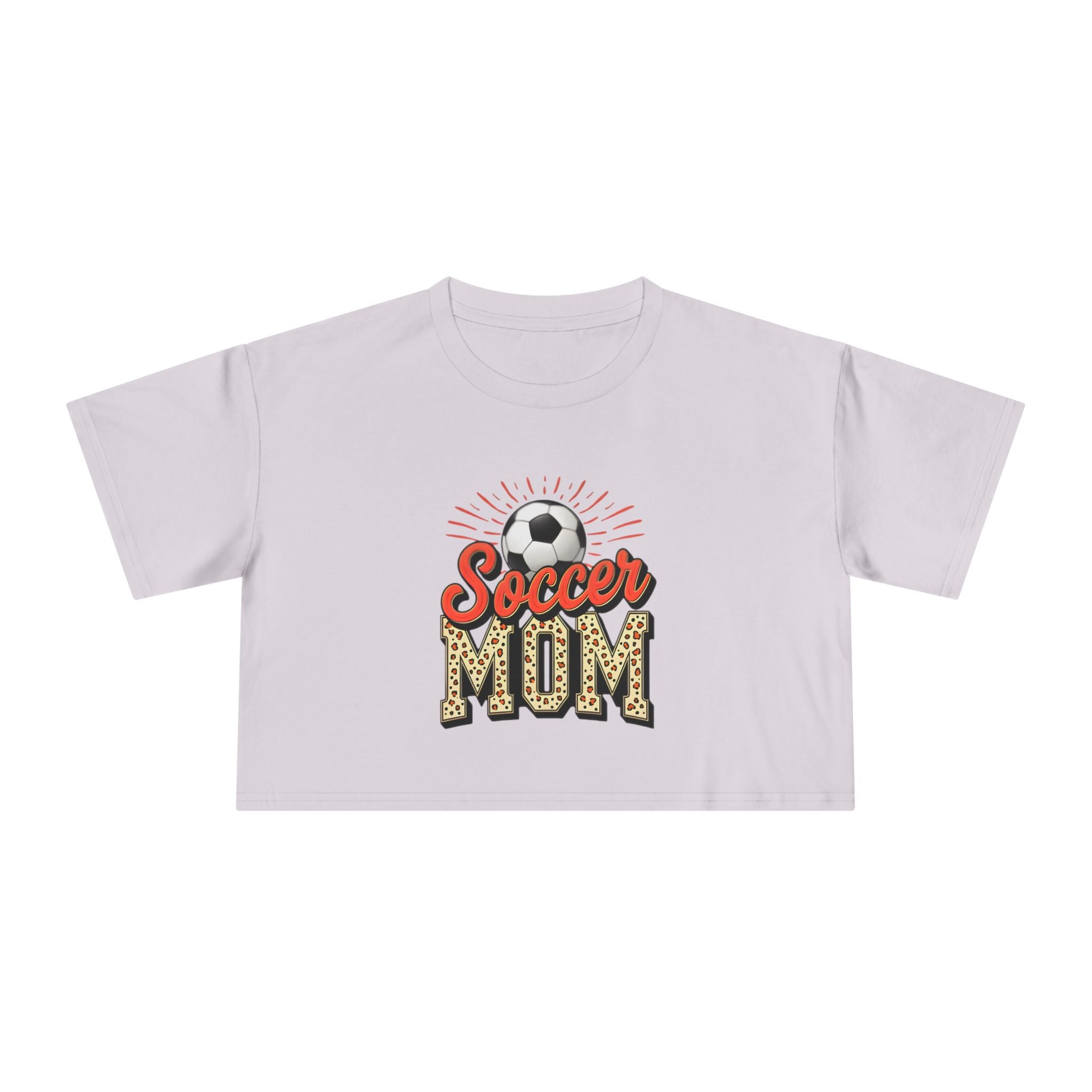 Soccer Mom Cheetah Print Women's Crop Tee - Magnolia Wild SC