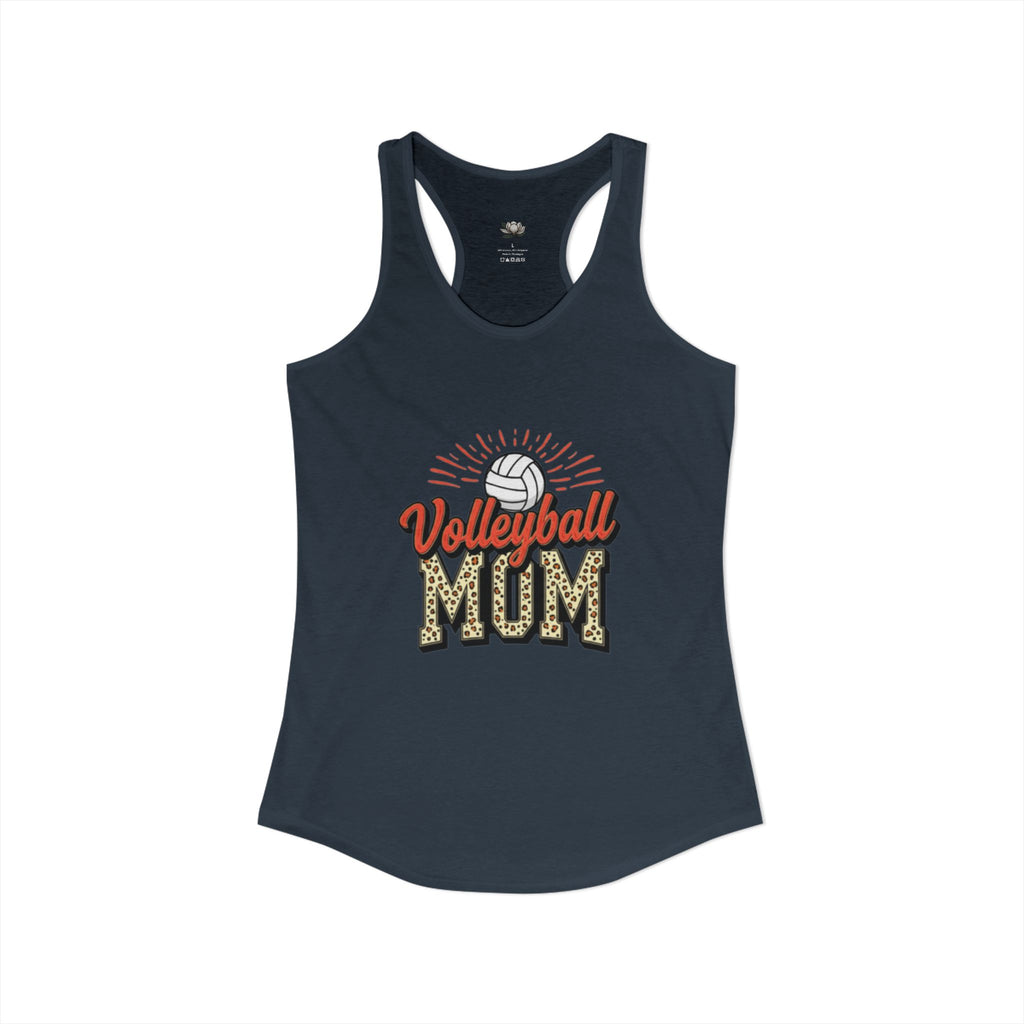 Volleyball Mom Racerback Tank – Personalized Name & Number Option | Lightweight Women’s Volleyball Tank Top - Magnolia Wild SC