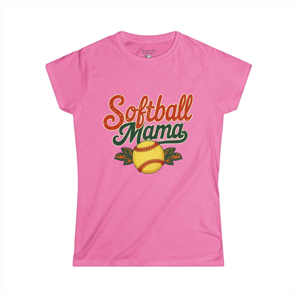 Retro Softball Mama Tee