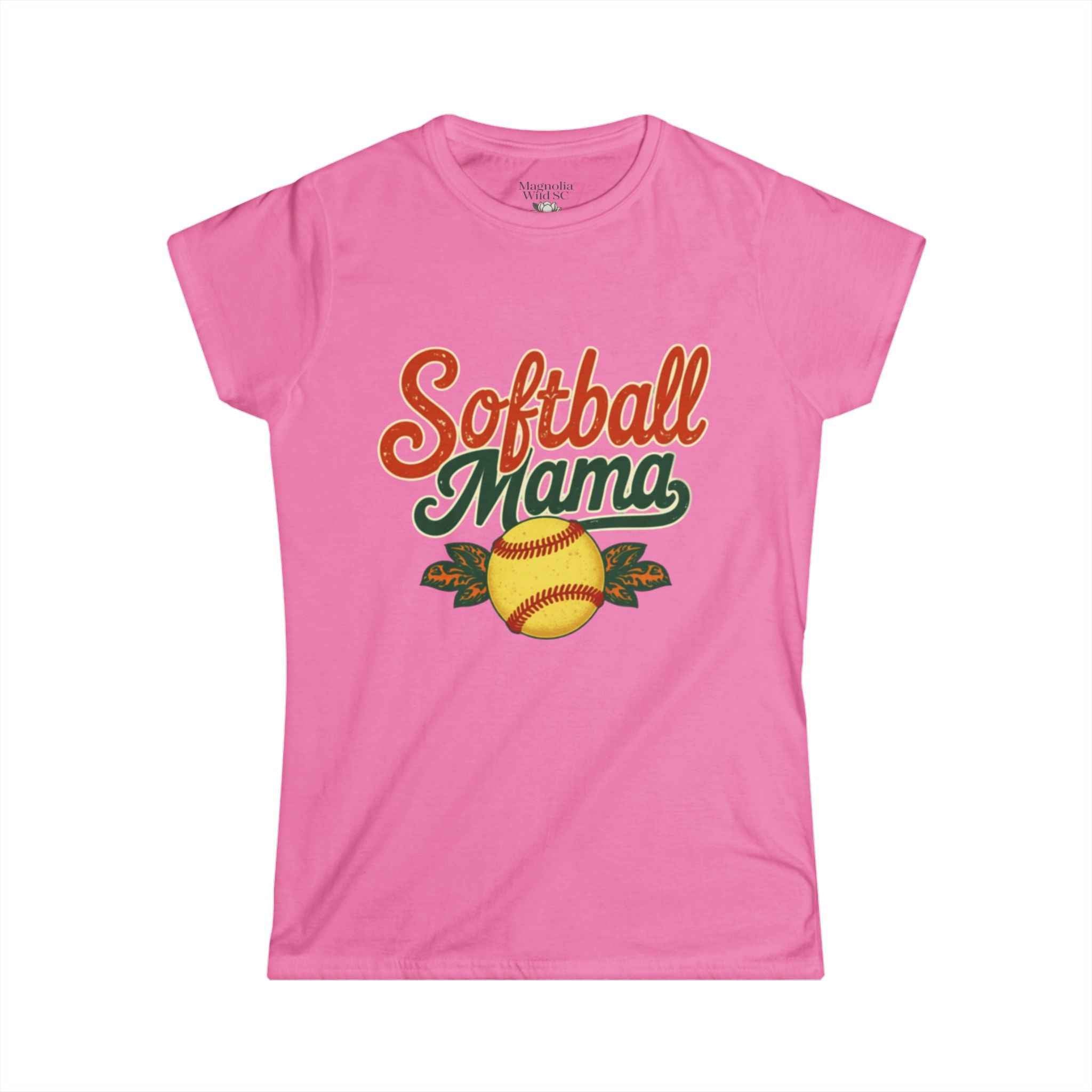 Retro Softball Mama Tee