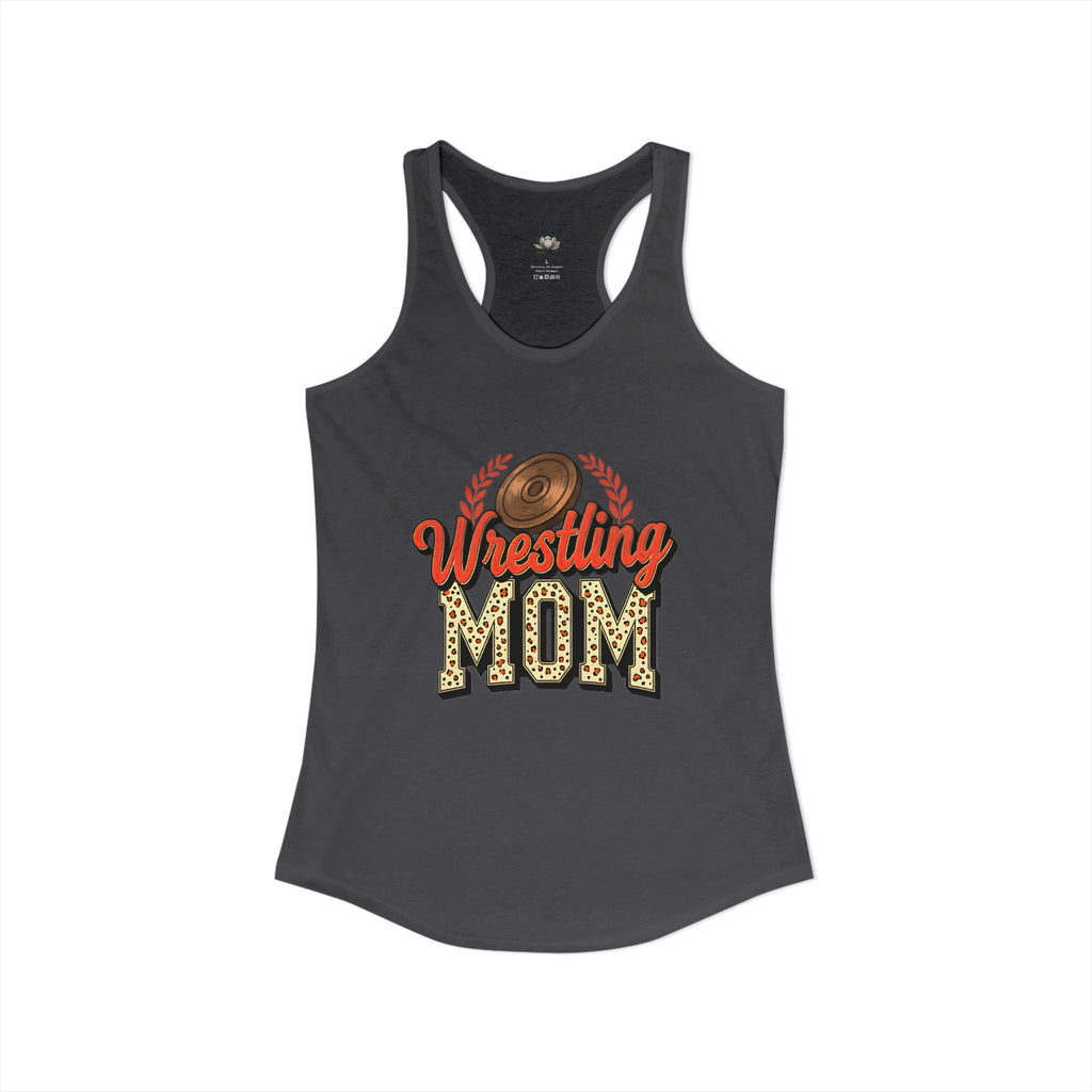 Wrestling Mom Racerback Tank – Personalized Name & Number Option | Lightweight Women’s Wrestling Tank Top - Magnolia Wild SC