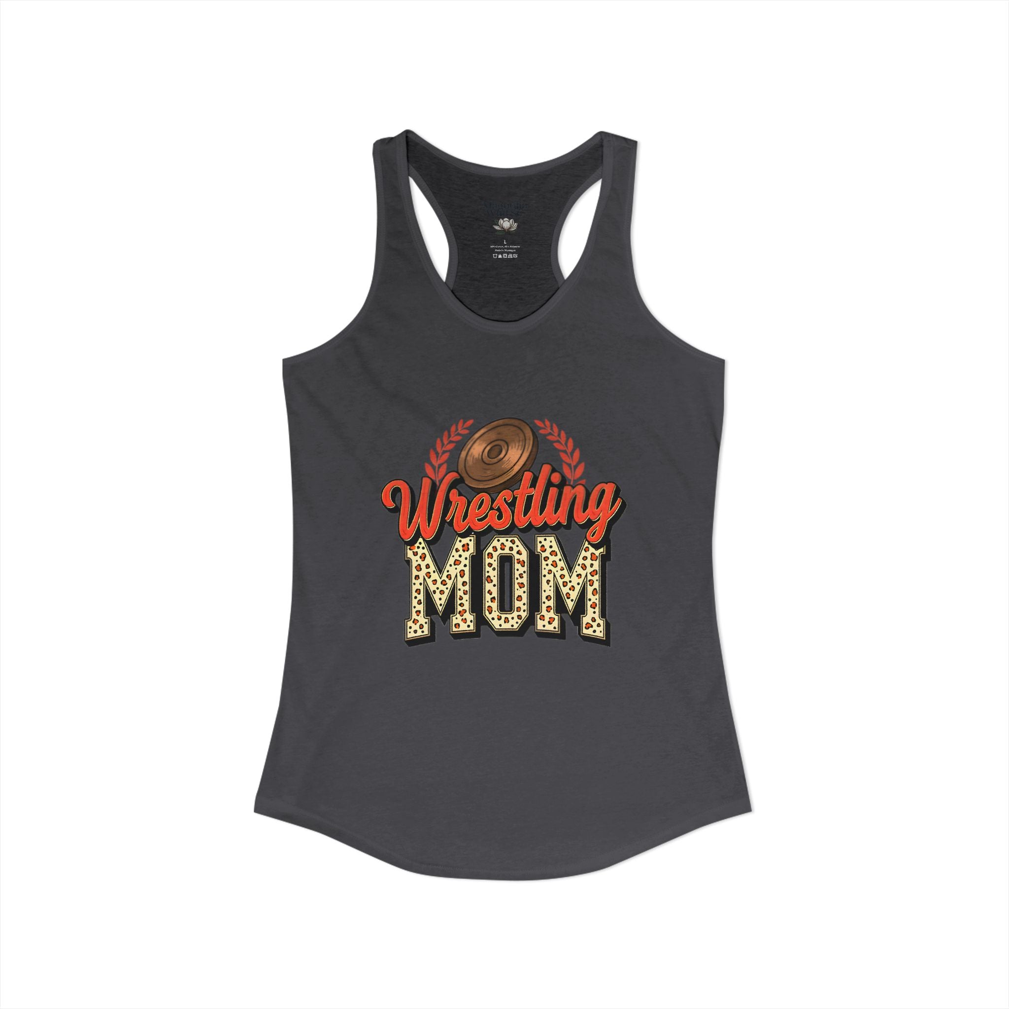 Wrestling Mom Racerback Tank – Personalized Name & Number Option | Lightweight Women’s Wrestling Tank Top - Magnolia Wild SC