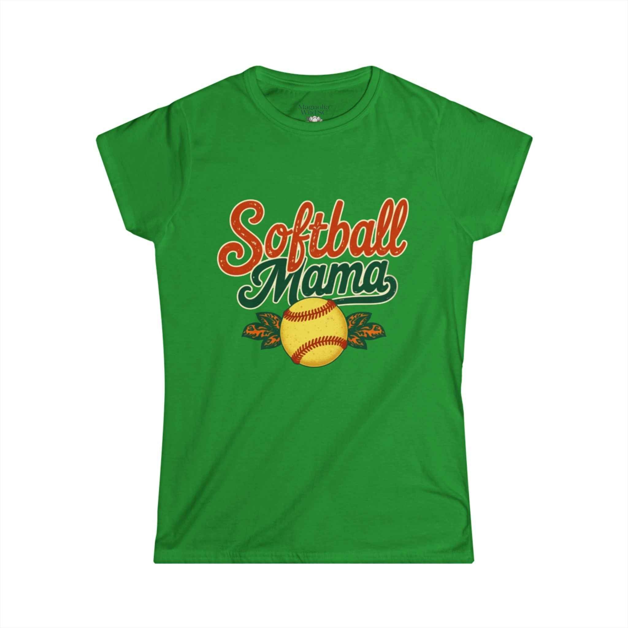 Retro Softball Mama Tee
