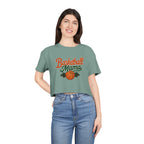 Basketball Mama Crop Tee | Retro Basketball Graphic, Mom Sports Top - Magnolia Wild SC