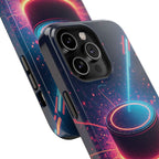Neon Laser Hockey Puck Impact-Resistant Phone Case - Magnolia Wild SC