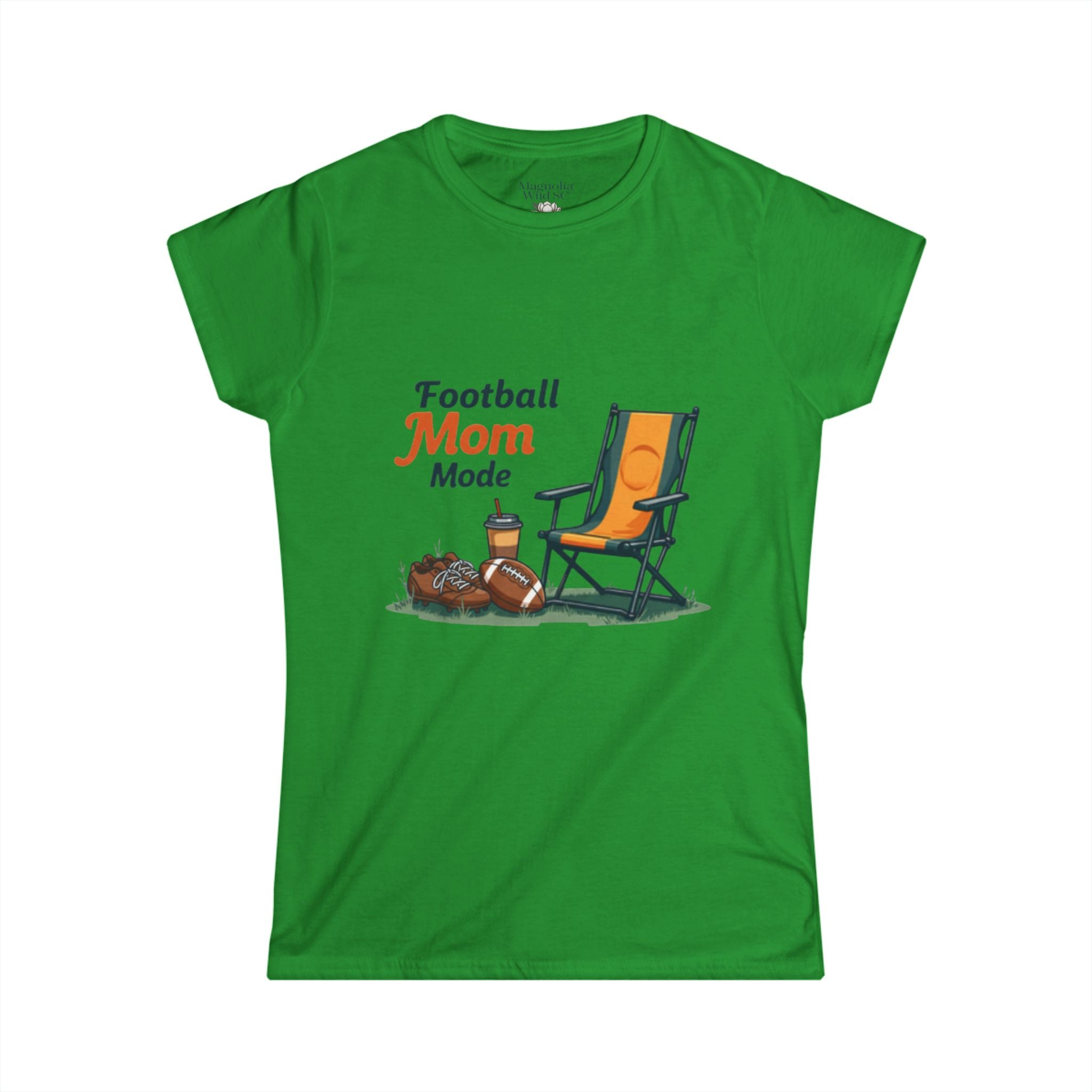 Football Mom Mode Tee - Magnolia Wild SC