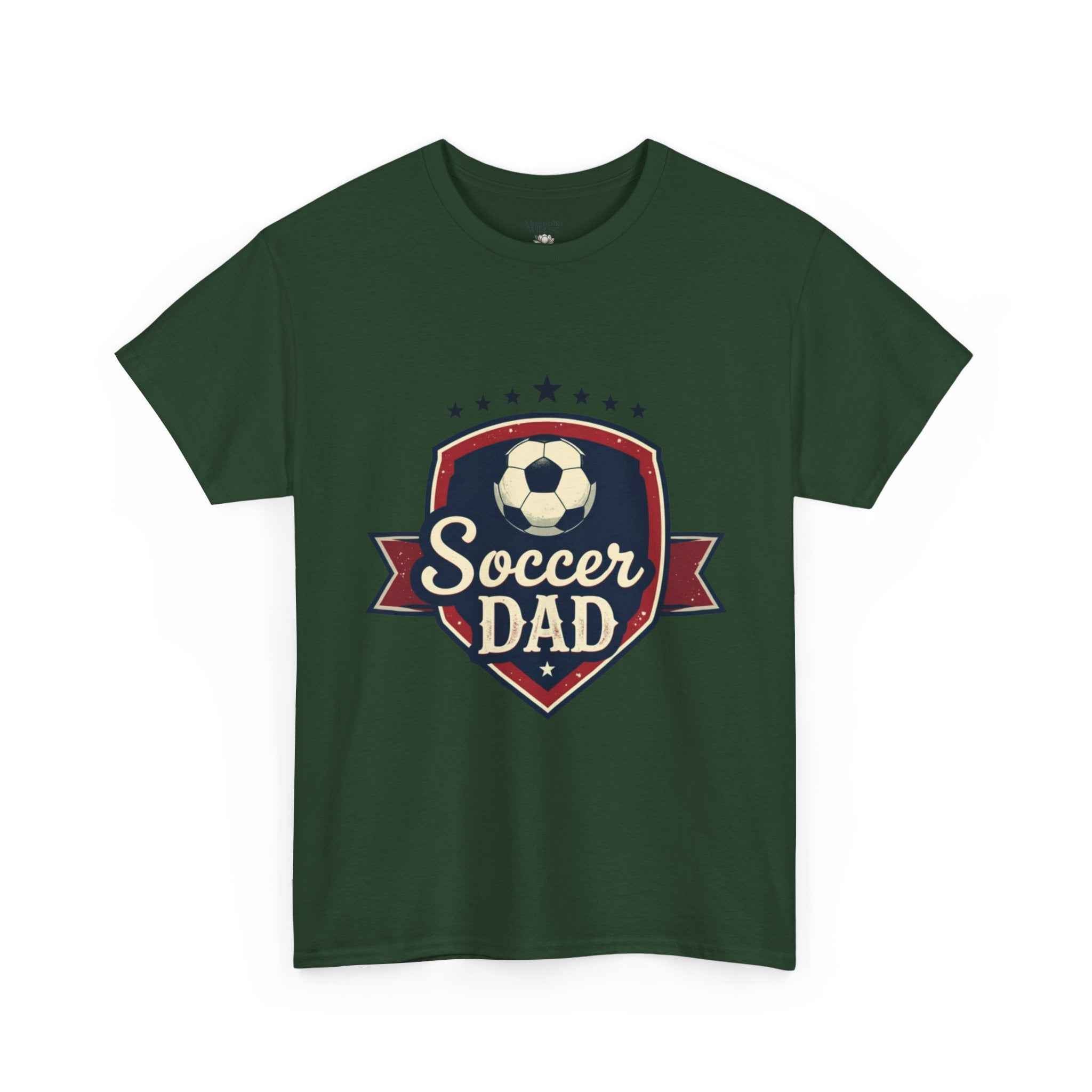 Retro Badge Style: The Vintage Soccer Dad Shield Tee