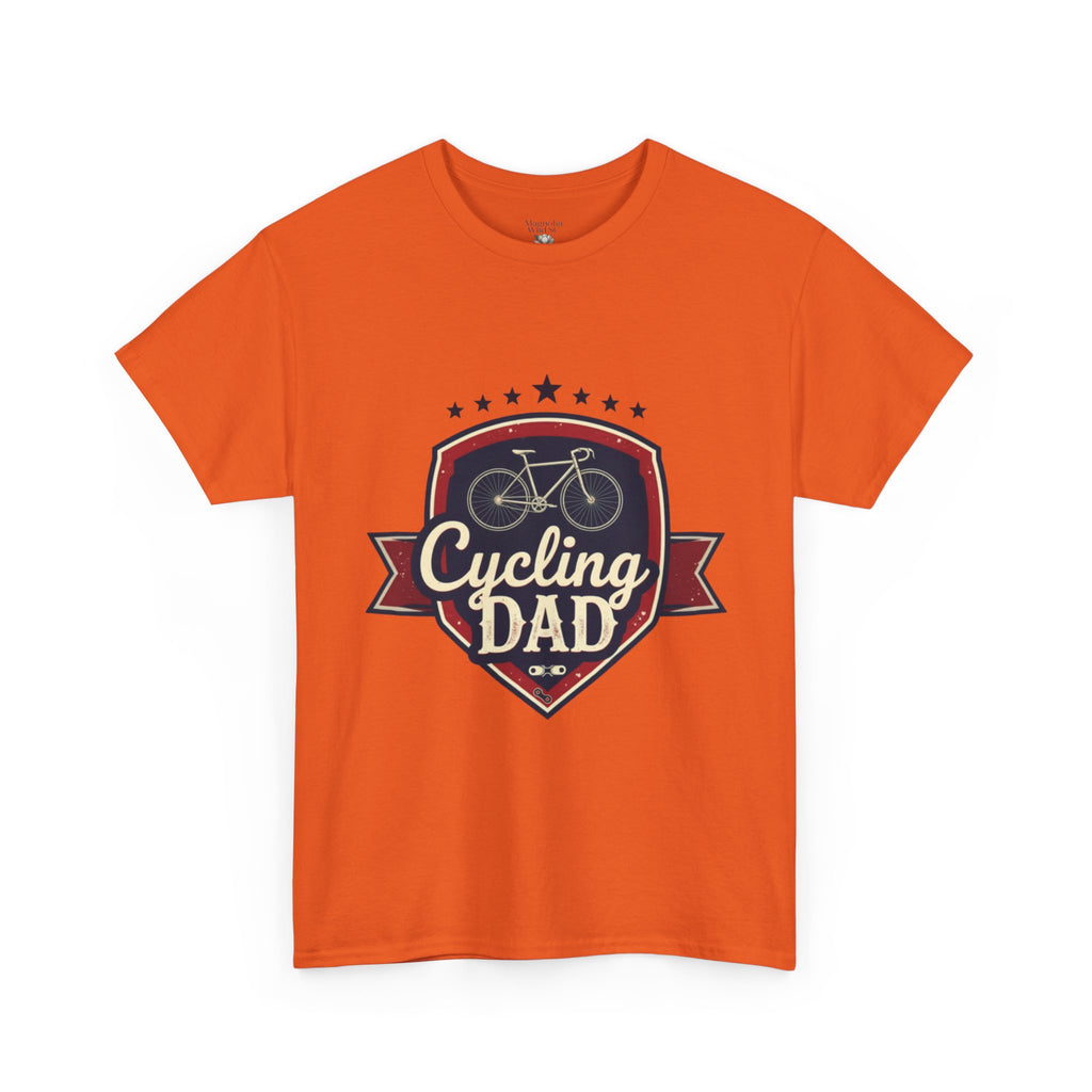 Retro Badge Style: The Vintage Cycling Dad Shield Tee - Magnolia Wild SC