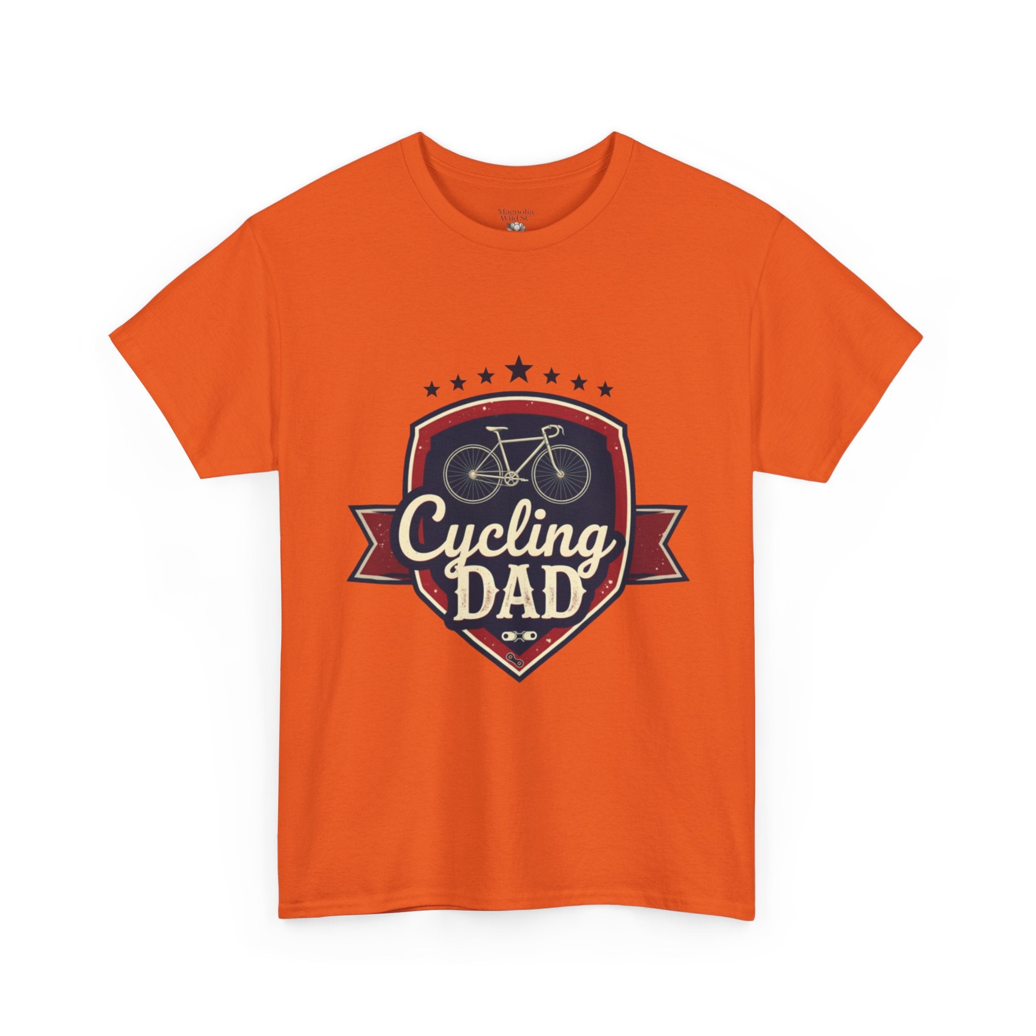 Retro Badge Style: The Vintage Cycling Dad Shield Tee - Magnolia Wild SC