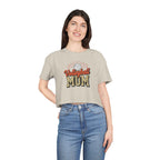 Volleyball Mom Cheetah Print Women's Crop Tee