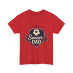 Retro Badge Style: The Vintage Soccer Dad Shield Tee - Magnolia Wild SC
