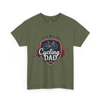 Retro Badge Style: The Vintage Cycling Dad Shield Tee - Magnolia Wild SC