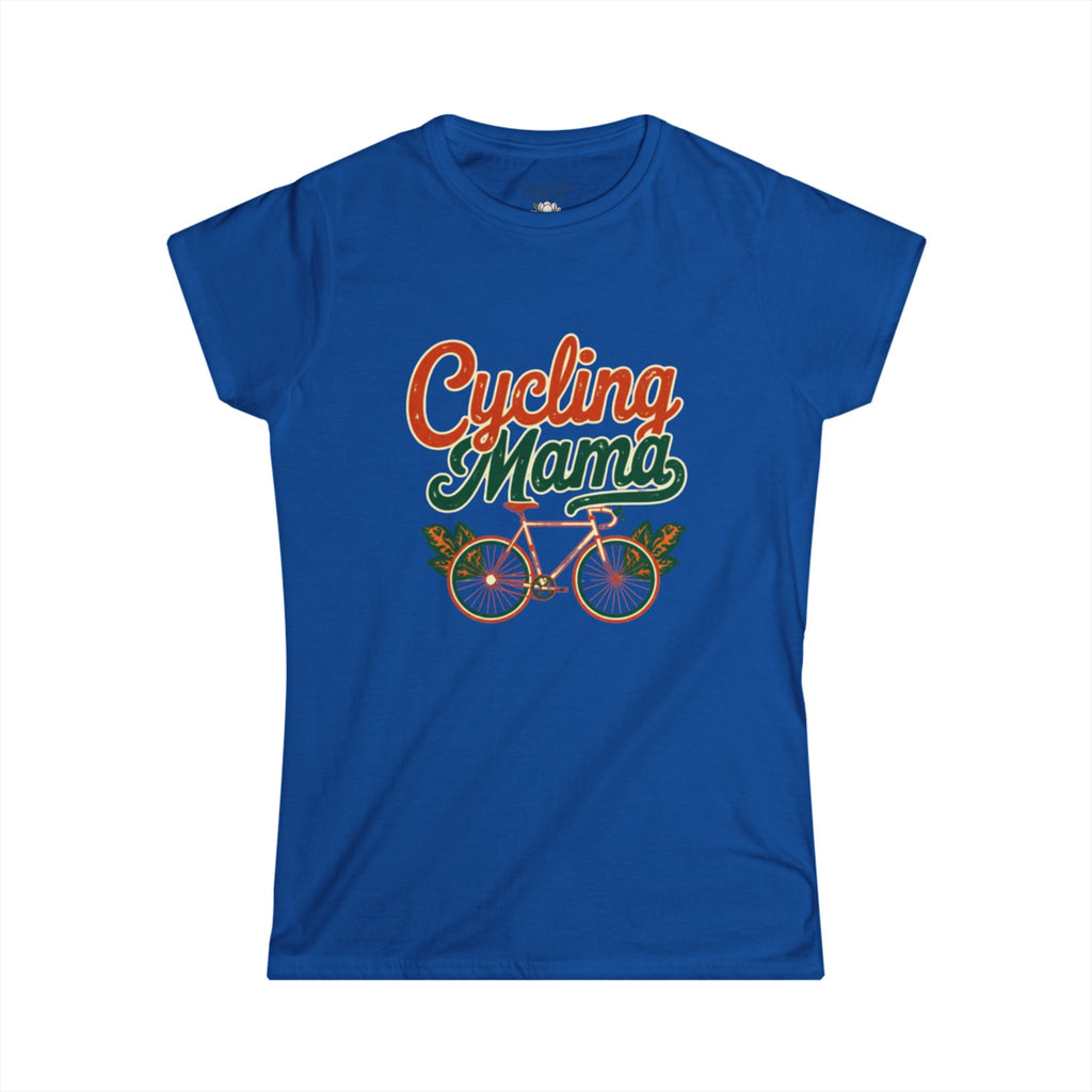 Retro Cycling Mama Tee - Magnolia Wild SC