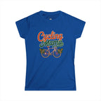 Retro Cycling Mama Tee - Magnolia Wild SC