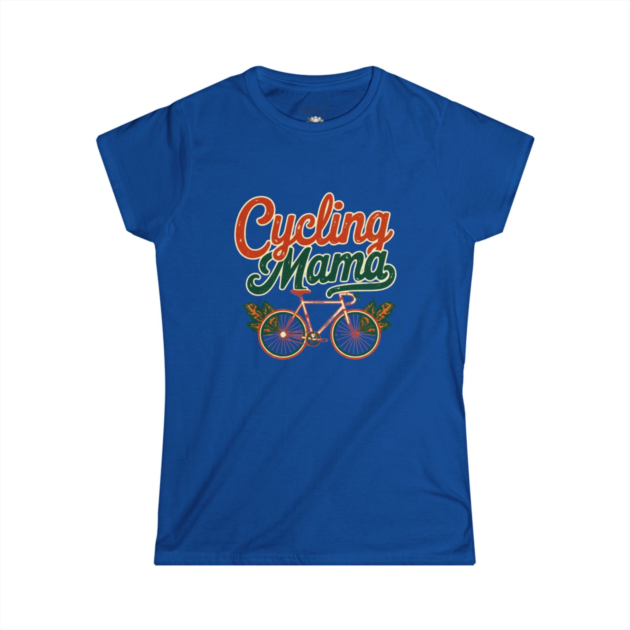 Retro Cycling Mama Tee - Magnolia Wild SC