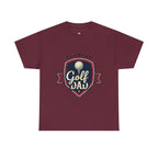 Retro Badge Style: The Vintage Golf Dad Shield Tee