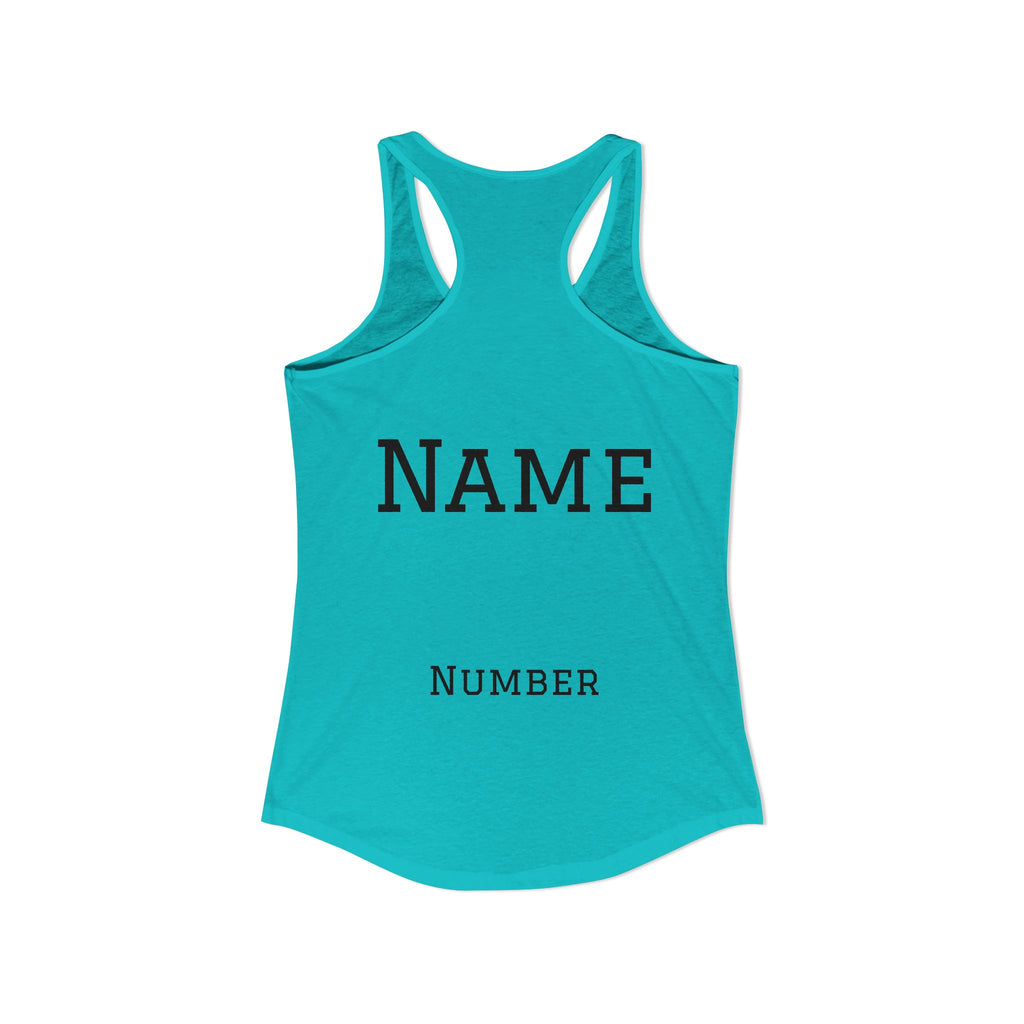 Mom Cross Country Mom Racerback Tank – Personalized Name & Number Option - Magnolia Wild SC