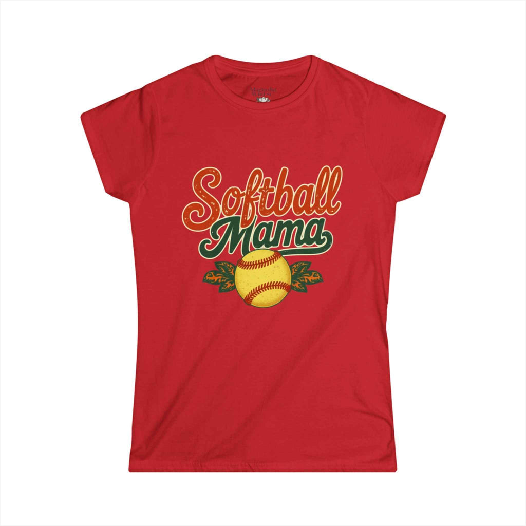 Retro Softball Mama Tee