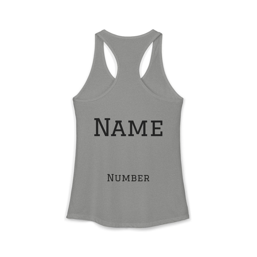 Mom Cross Country Mom Racerback Tank – Personalized Name & Number Option - Magnolia Wild SC