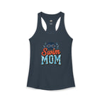 Swim Mom Racerback Tank – Personalized Name & Number Option | Lightweight Women’s Swim Tank Top - Magnolia Wild SC