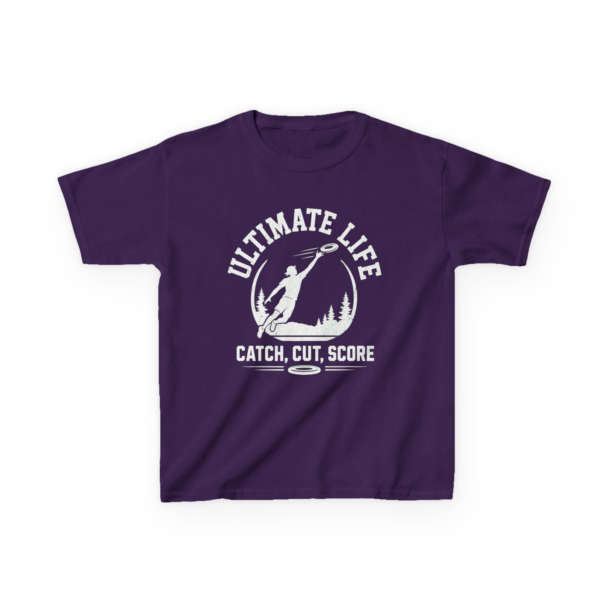 Ultimate Life Kids Tee — “Catch, Cut, Score” Ultimate Frisbee Youth Shirt - Magnolia Wild SC