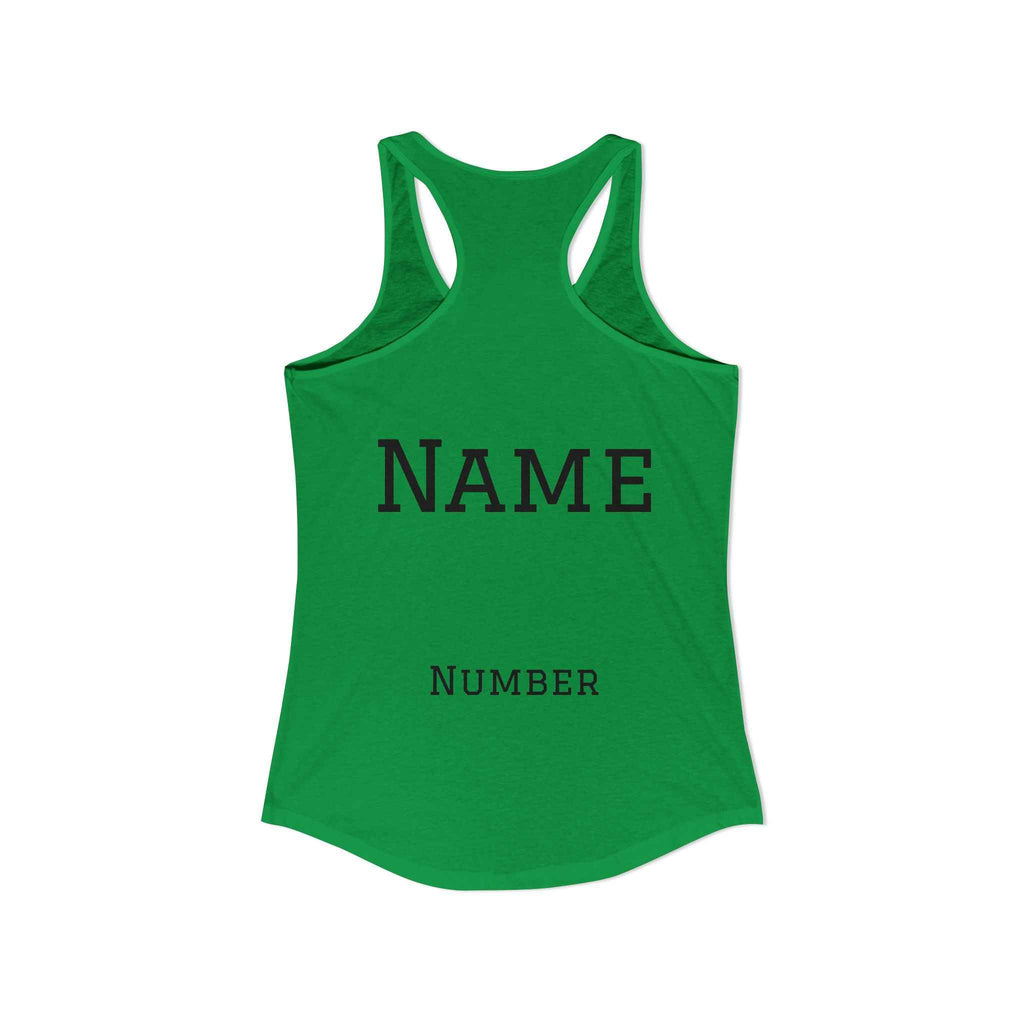 Lacrosse Mom Racerback Tank – Personalized Name & Number Option