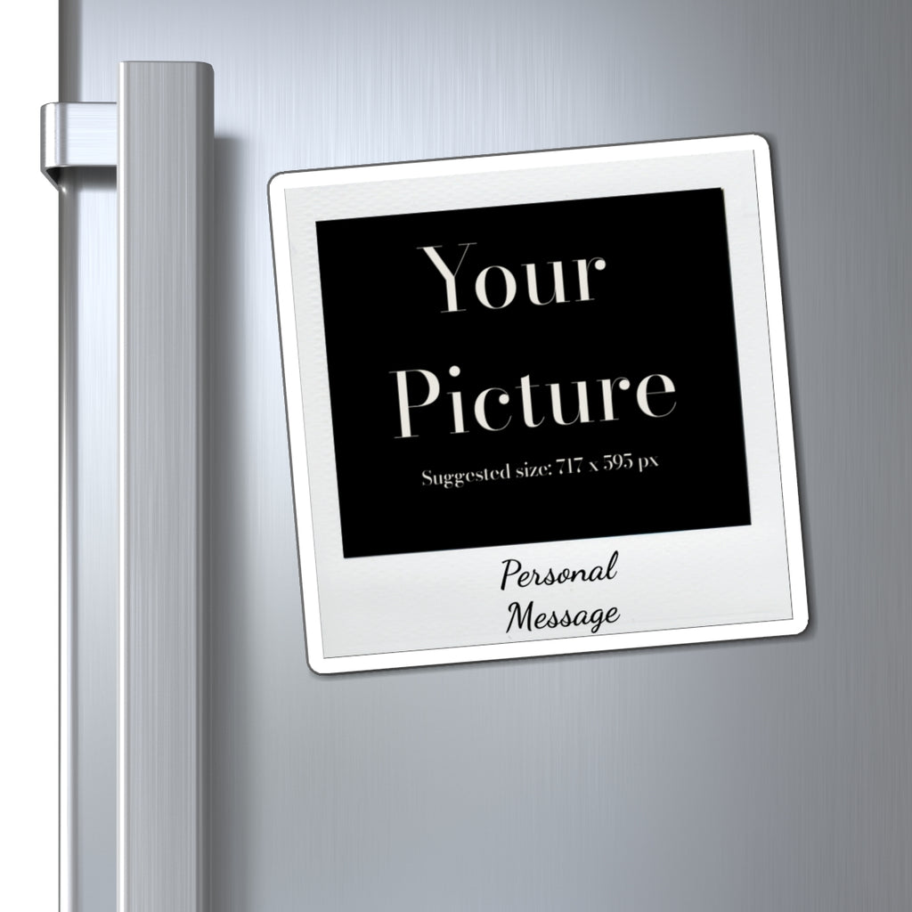 Personal Photo Polaroid Magnet — Custom Picture & Message Refrigerator Magnet - Magnolia Wild SC