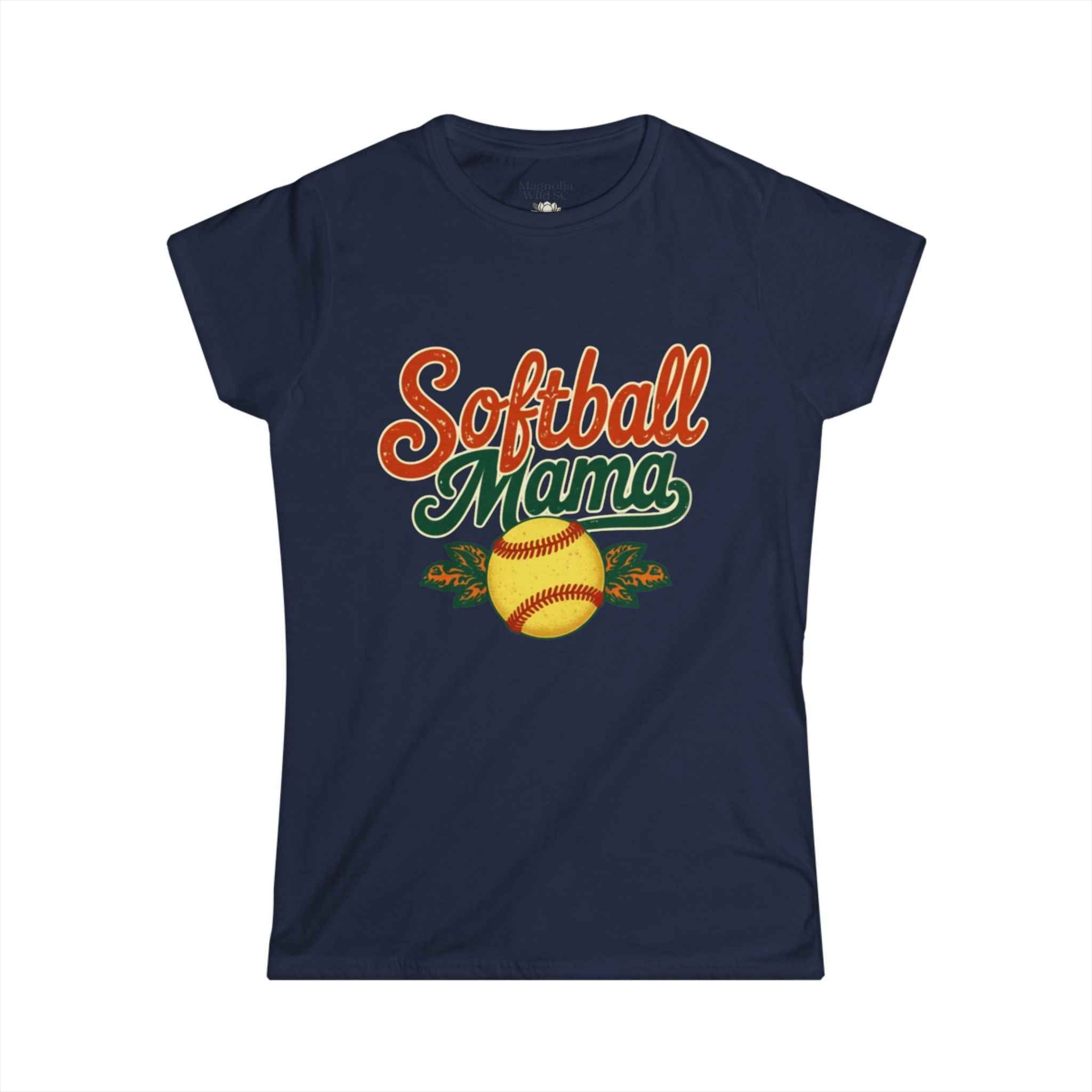Retro Softball Mama Tee