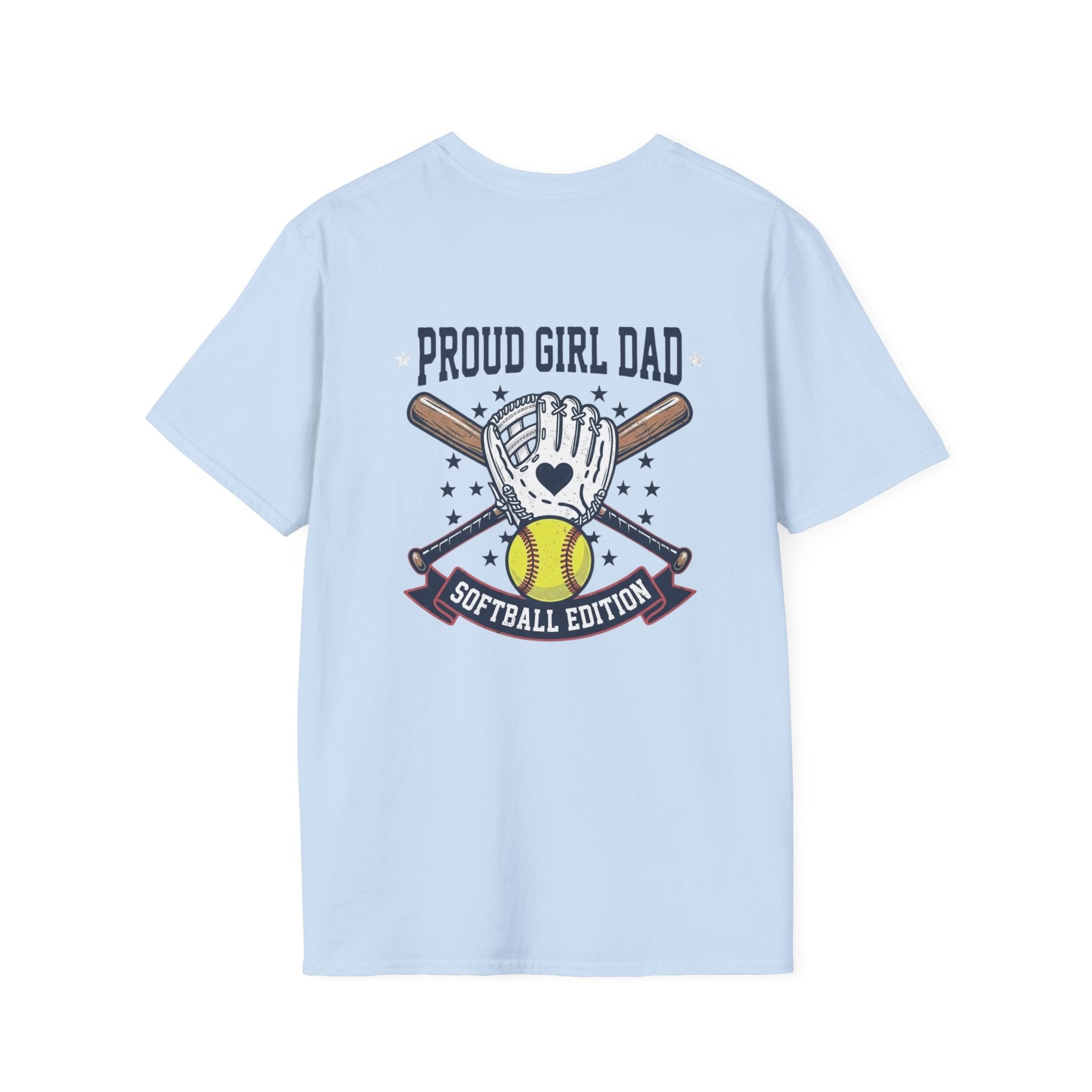 Proud Girl Dad Softball T-Shirt — Proud Dad of a Softball Player - Magnolia Wild SC