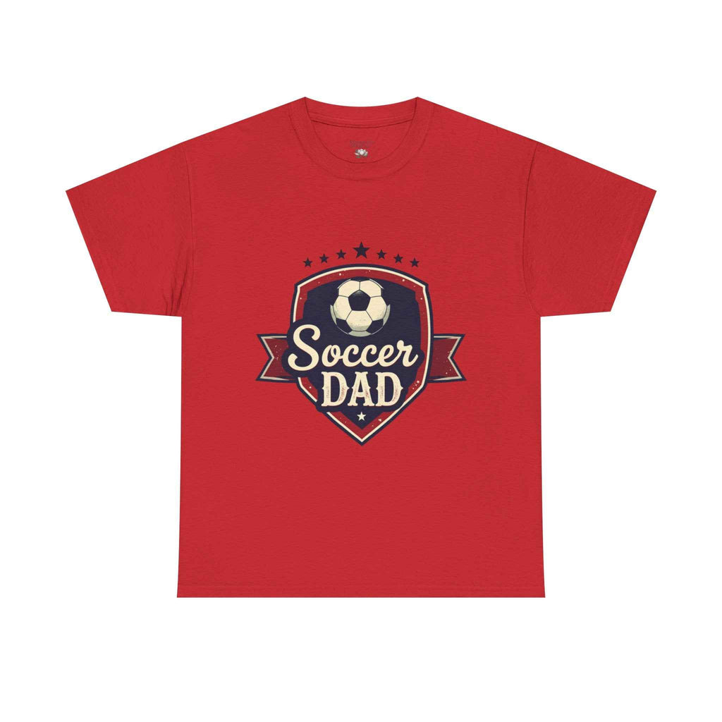 Retro Badge Style: The Vintage Soccer Dad Shield Tee