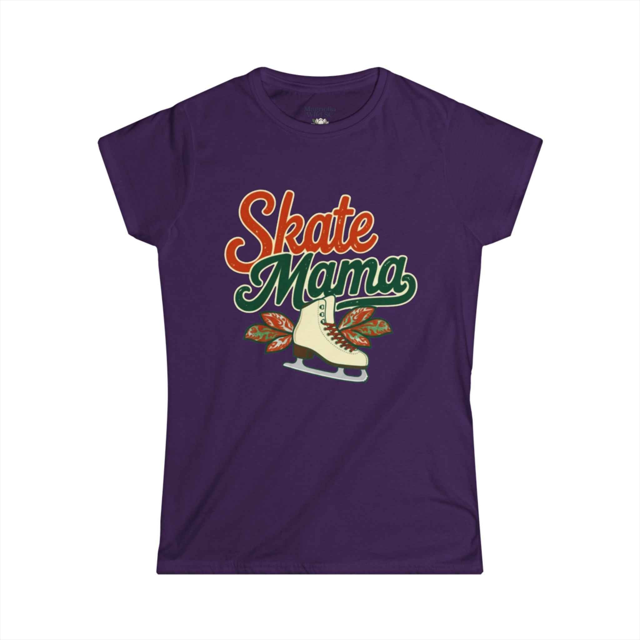 Retro Figure Skating Mama Tee