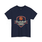 Retro Court Style: The Vintage Basketball Dad Shield Tee - Magnolia Wild SC