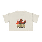 Football Mom Cheetah Print Crop Tee - Magnolia Wild SC
