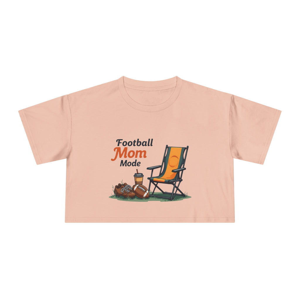 Football Mom Mode Crop Tee - Magnolia Wild SC