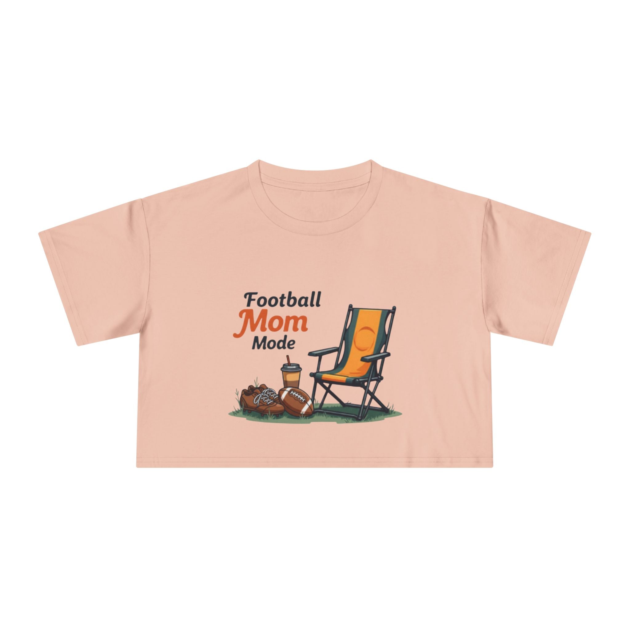 Football Mom Mode Crop Tee - Magnolia Wild SC