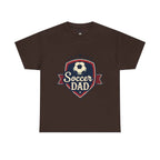 Retro Badge Style: The Vintage Soccer Dad Shield Tee