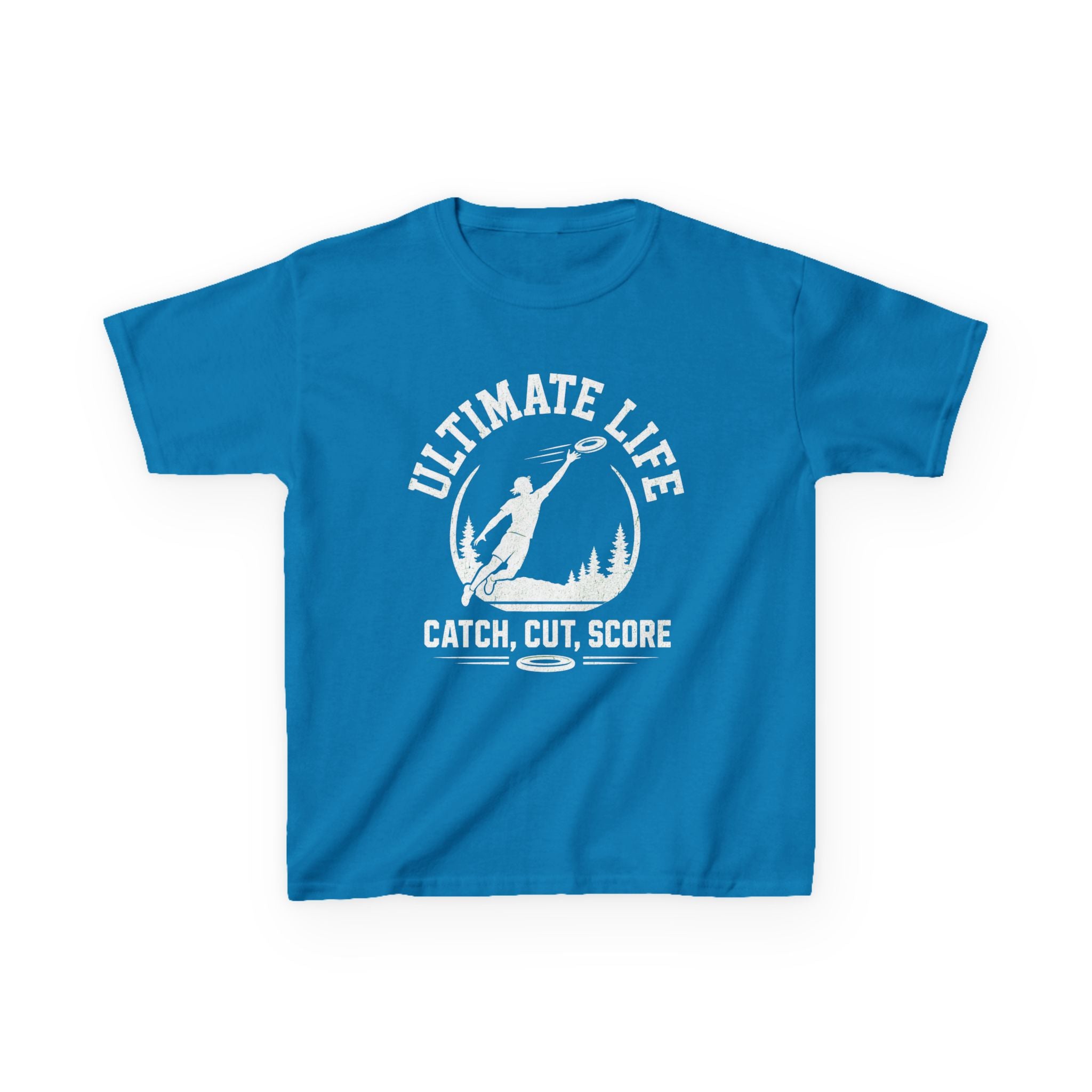 Ultimate Life Kids Tee — “Catch, Cut, Score” Ultimate Frisbee Youth Shirt - Magnolia Wild SC