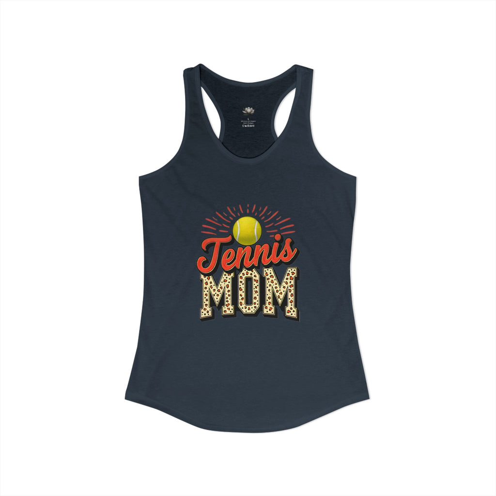 Mom Tennis Mom Racerback Tank – Personalized Name & Number Option | Lightweight Women’s Tennis Tank Top - Magnolia Wild SC