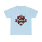 Retro Badge Style: The Vintage Football Dad Shield Tee